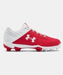 Under Armour Leadoff Men's Molded Cleats - Red Footwear
