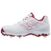 Mizuno 9-Spike Adv. Sweep 4 Women's Metal Cleats - Red