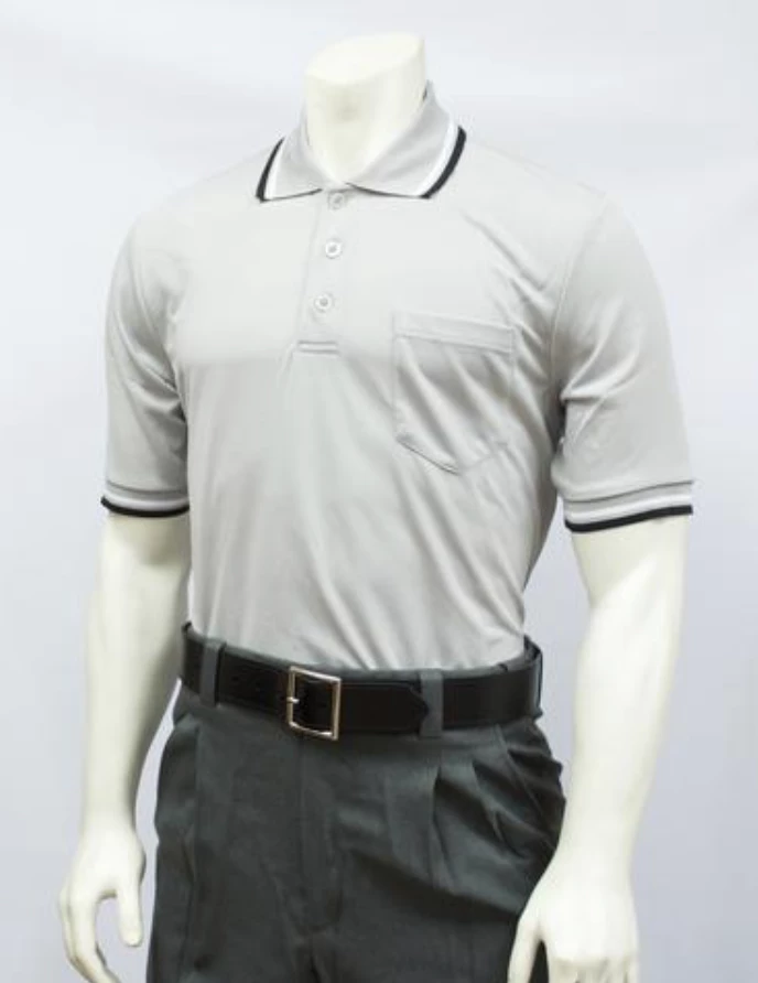 Umpire & Officials Smitty Short Sleeve Umpire Shirt - Grey BBS300 3 Umpire & Officials Smitty Short Sleeve Umpire Shirt - Grey BBS300