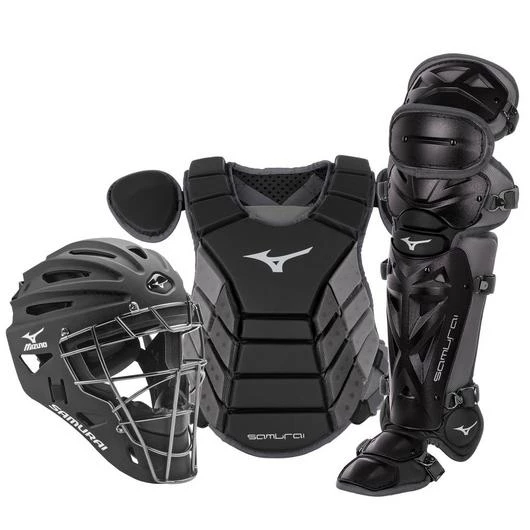 Catchers Gear Mizuno Samurai Youth Baseball Catchers Set 4 Catchers Gear Mizuno Samurai Youth Baseball Catchers Set