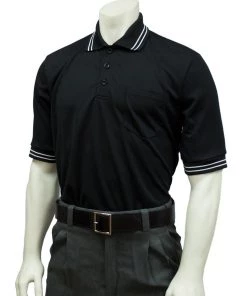 Champro Sports Champro BSR1 Short Sleeve Umpire Shirt - BLACK