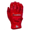 Franklin Adult CFX Pro Chrome Batting Gloves - Red 1 Franklin Adult CFX Pro Chrome Batting Gloves - Red